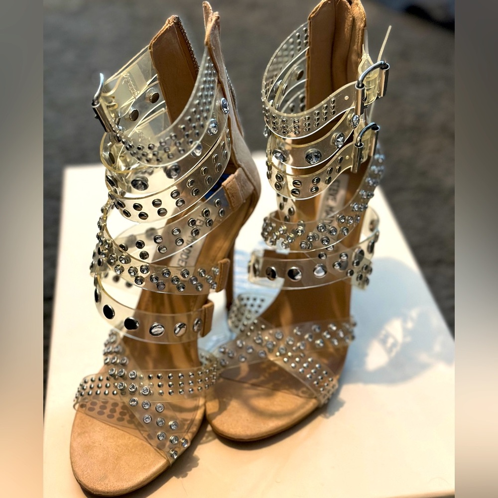 Steve Madden Studded Gladiator Heels - 36.5